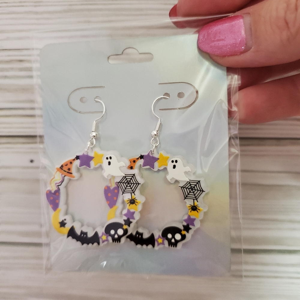 Halloween Earrings Hoop